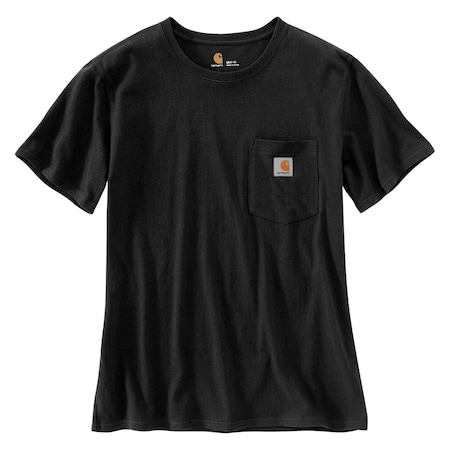 Carhartt Women's T-Shirt, Cotton, Black, XXL 103067-001XXLREG